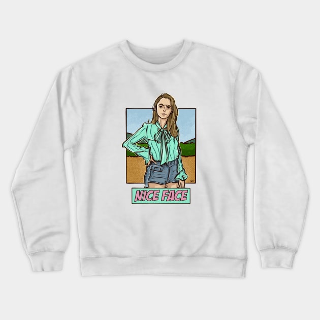 Villanelle Killing Eve Poster Crewneck Sweatshirt by quotify